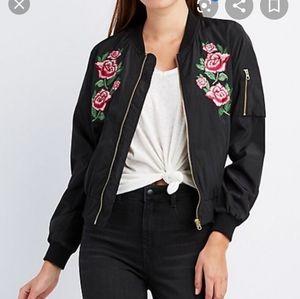Rose Bomber Jacket